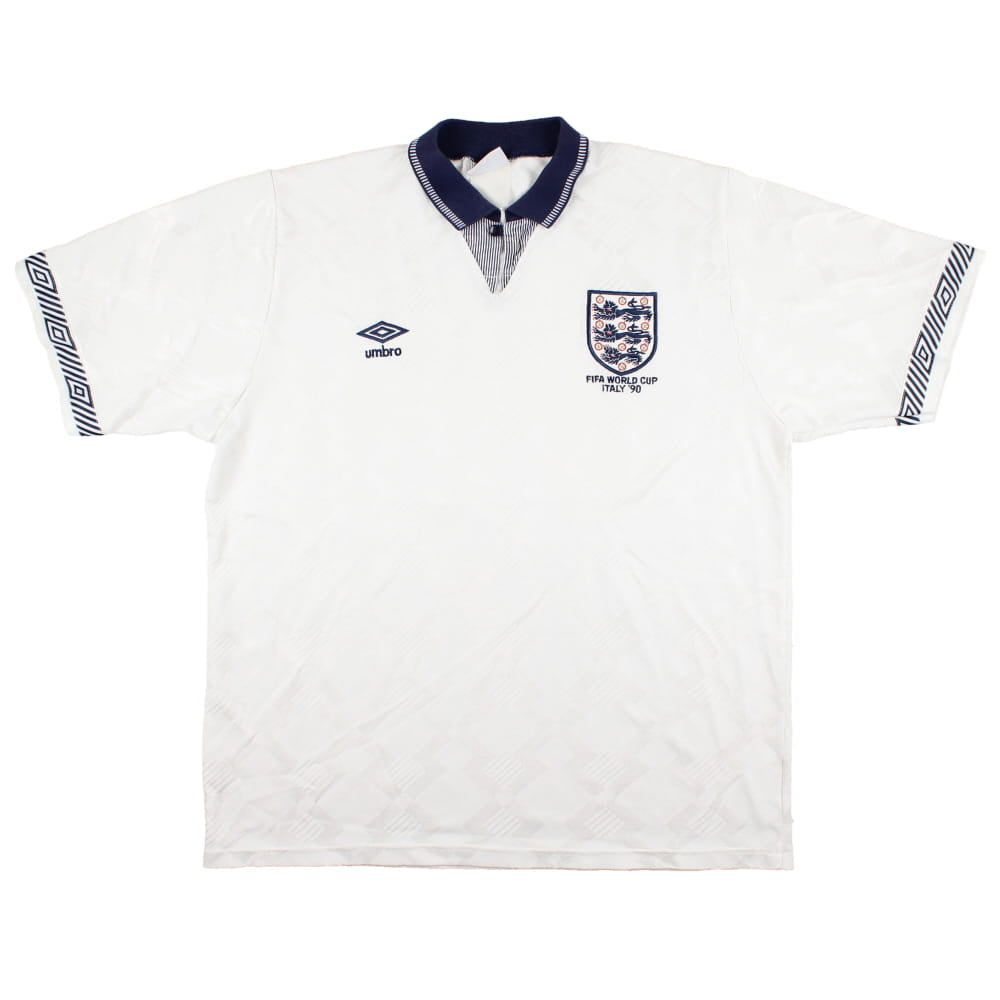 England 1990-92 Home Shirt (L) (Very Good)