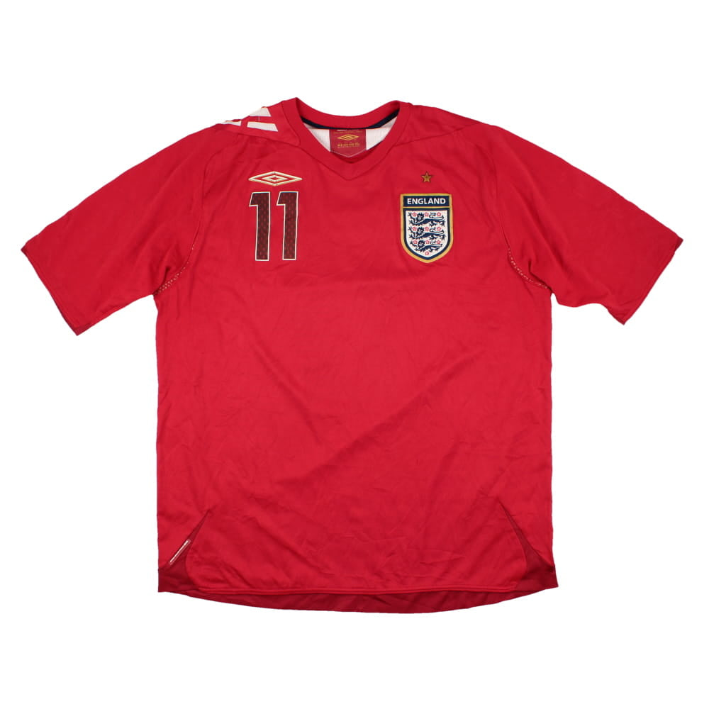 England 2006-08 Away Shirt (Cole #11) (XL) (Fair)