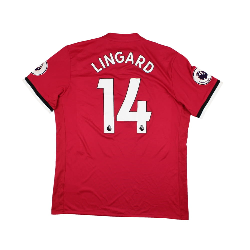 Manchester United 2017-18 Home Shirt (Lingard #14) (L) (Excellent)