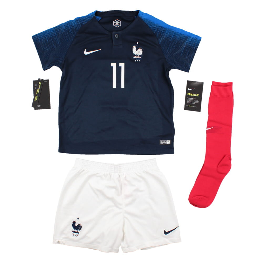 France 2018-19 Home (5-6y) Dembele #11 (Mint)