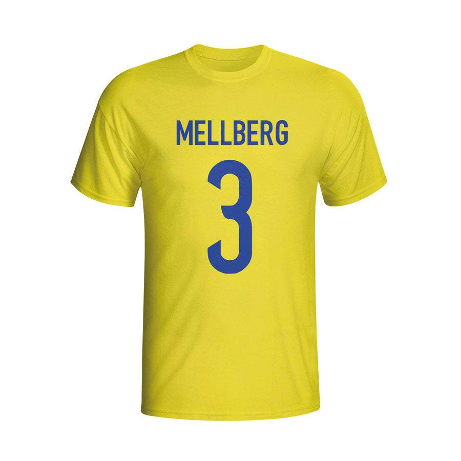 Olof Mellberg Sweden Hero T-shirt (yellow)