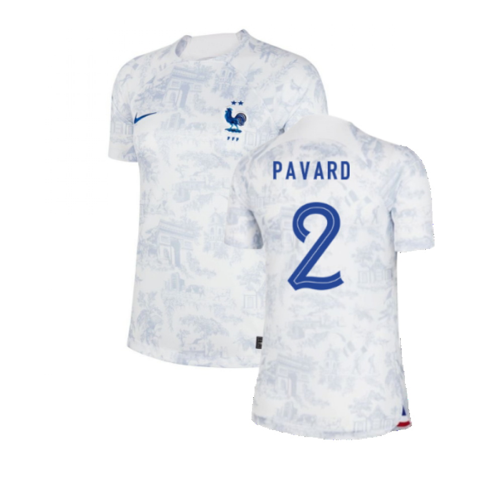 2022-2023 France Away Shirt (Ladies) (Pavard 2)