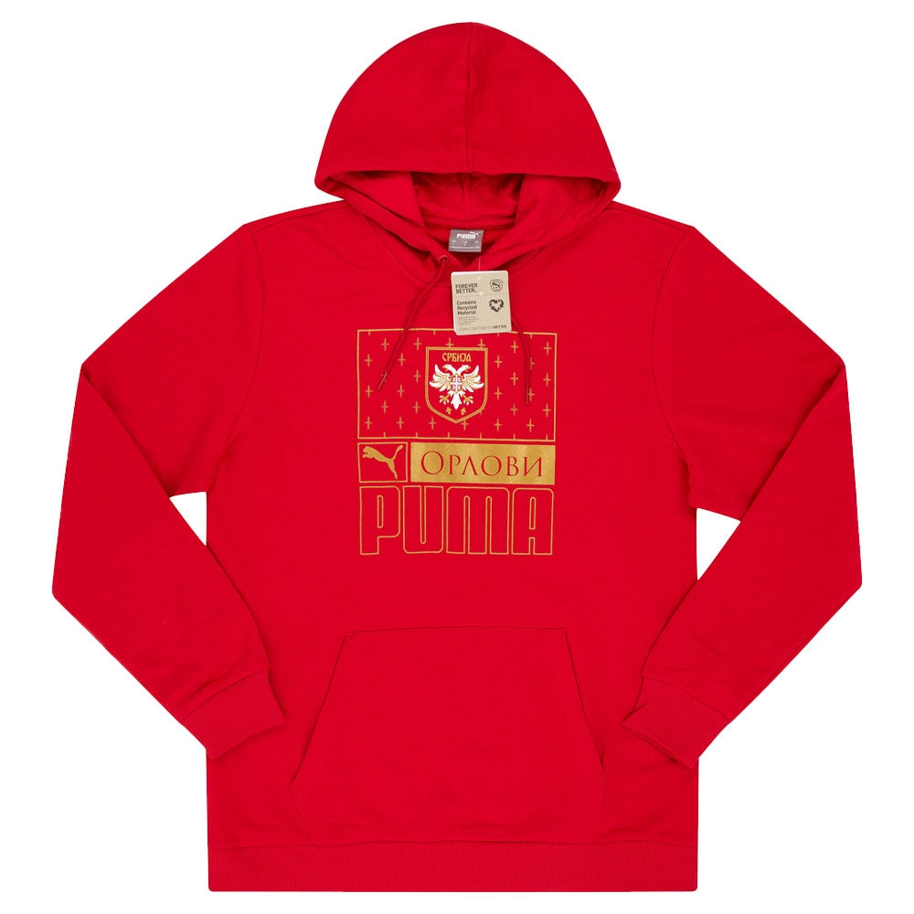 2022-2023 Serbia FtblCore Hoody (Red)