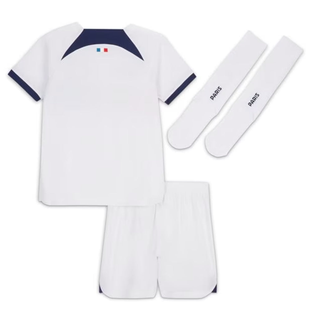 2023-2024 PSG Away Little Boys Mini Kit