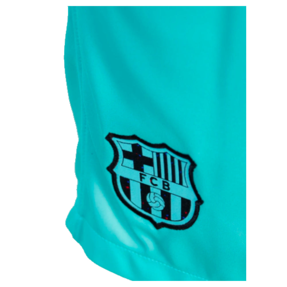 2023-2024 Barcelona Third Shorts (Aqua)