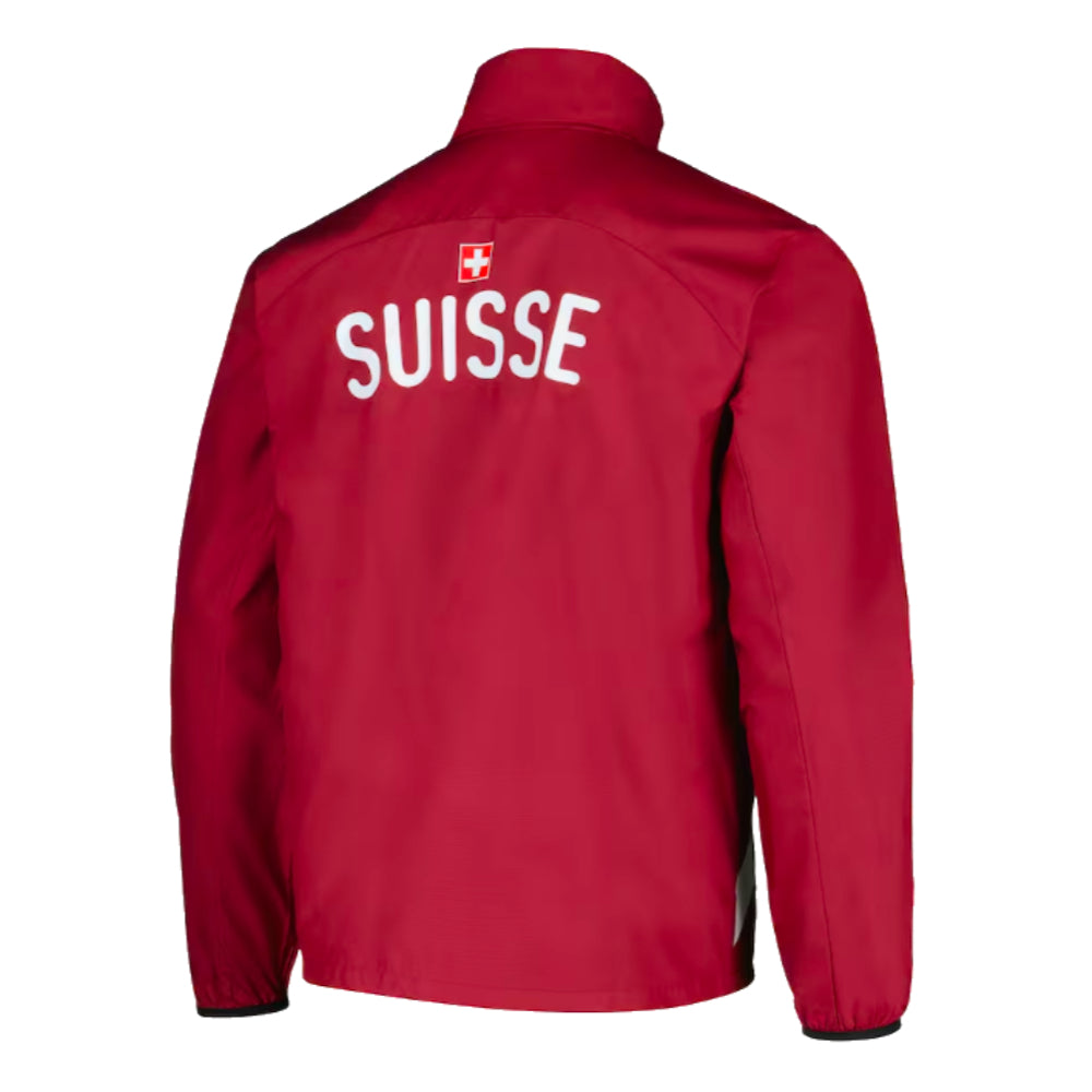 2024-2025 Switzerland Prematch Woven Jacket (Red)