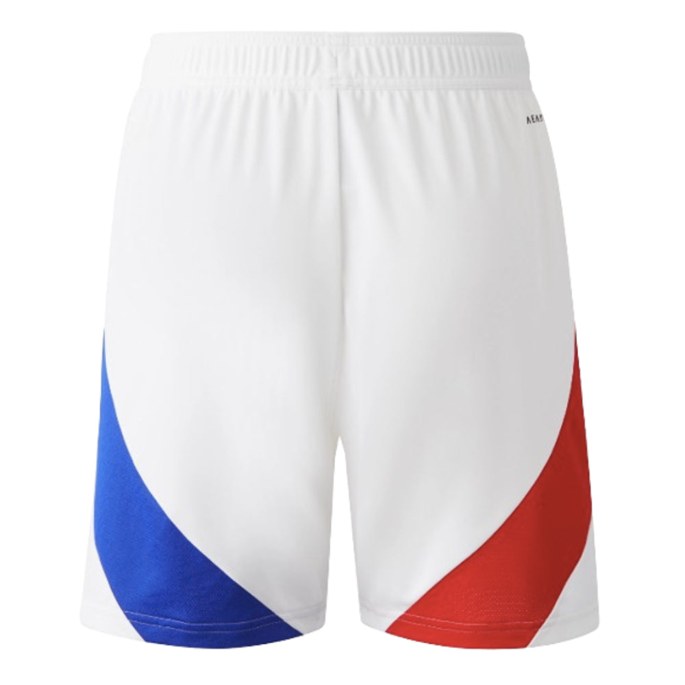 2024-2025 Olympique Lyon Home Shorts (White)