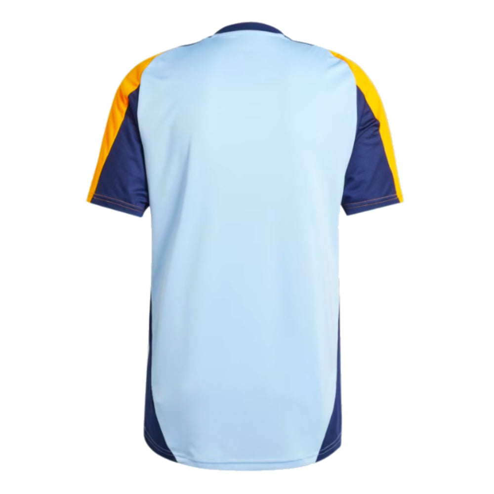 2024-2025 Real Madrid Training Shirt (Glow Blue)