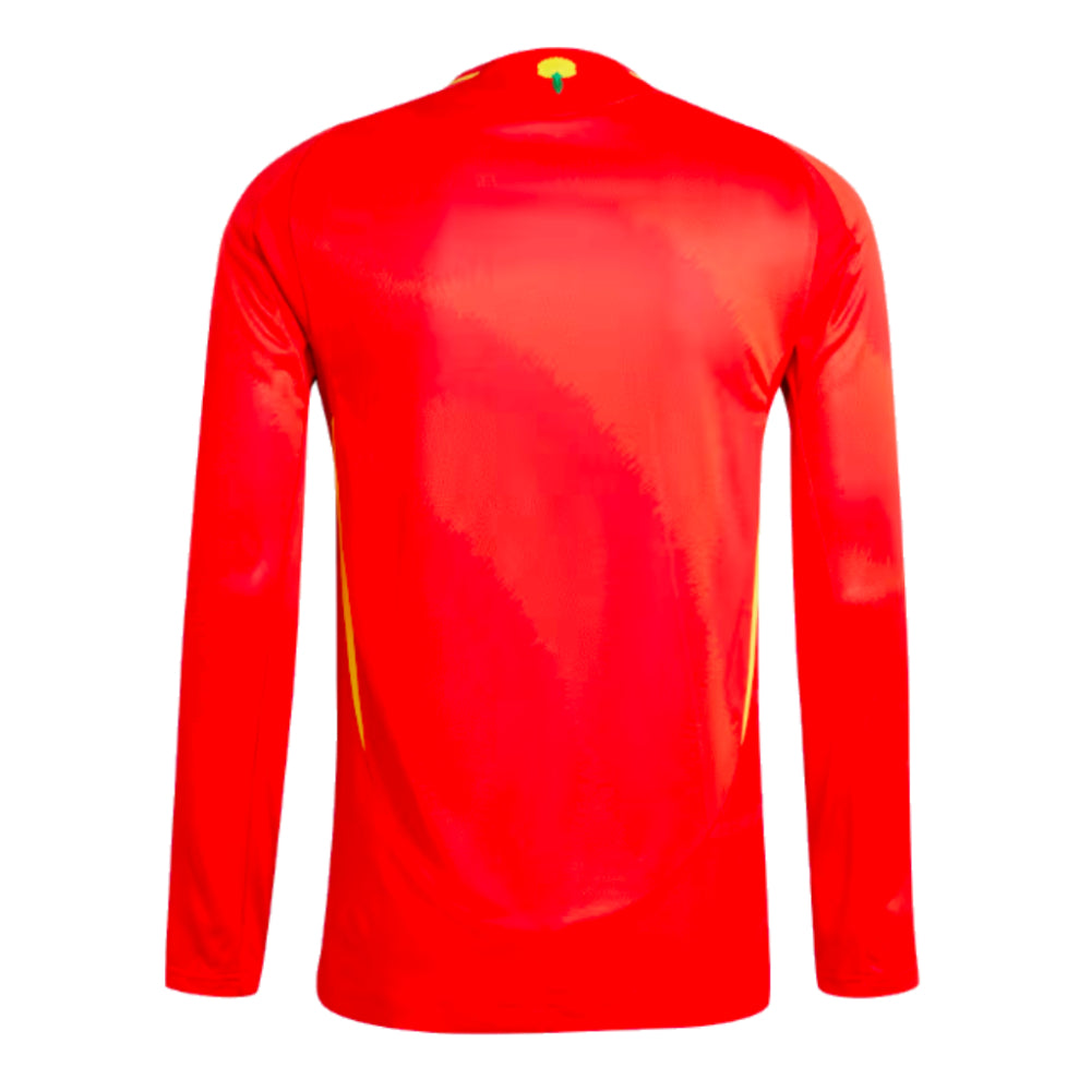 2024-2025 Spain Authentic Long Sleeve Home Shirt