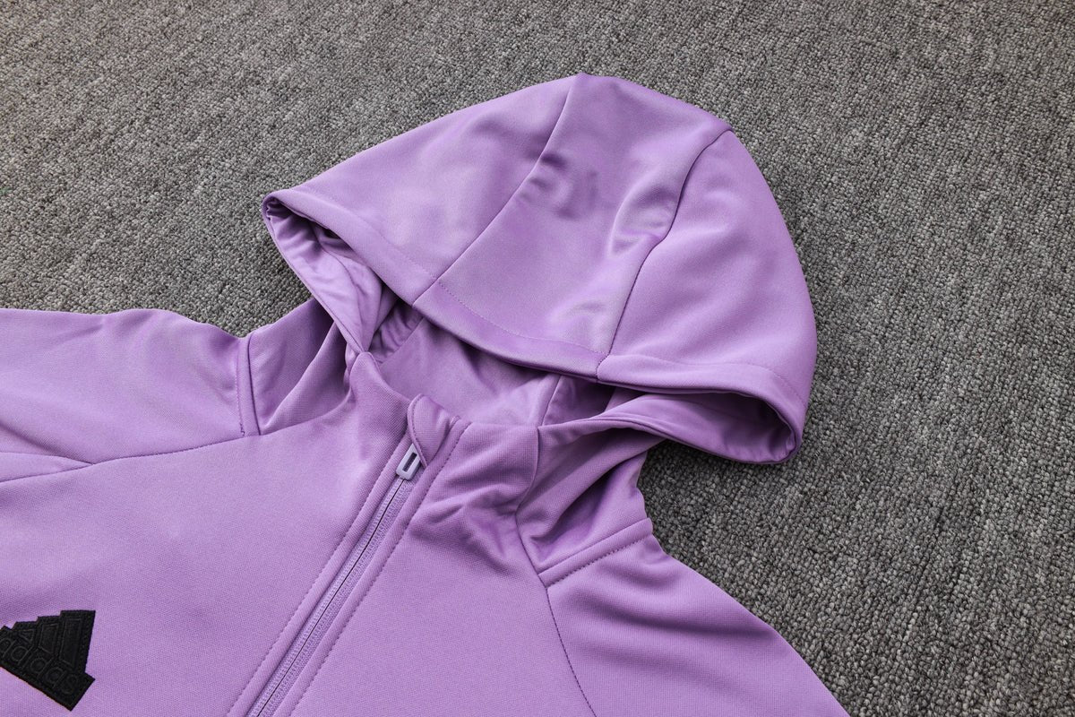Real Madrid Purple and White Premium Tracksuit