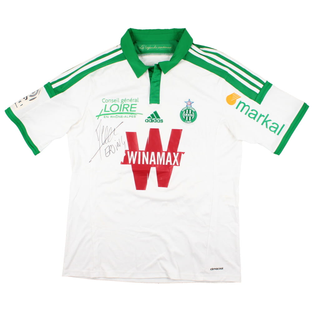 St Etienne 2014-15 Away Shirt (L) Erdinc #9 (Signed) (Good)