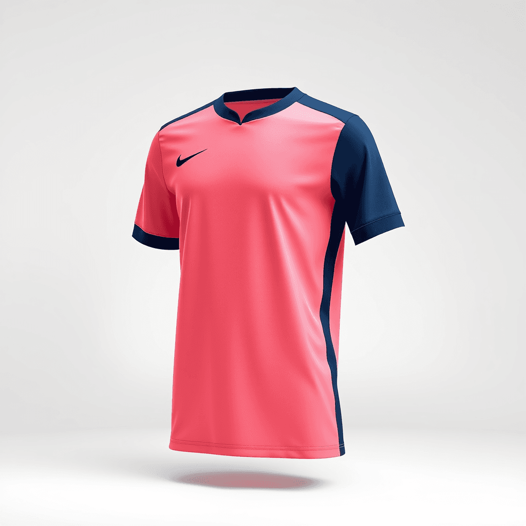 Away Jersey — Coral & Navy