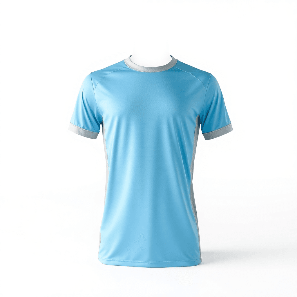 Away Jersey — Ice Blue & Silver