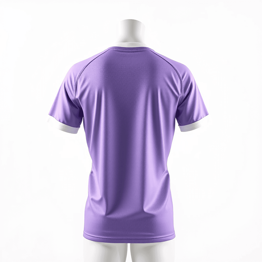 Away Jersey — Lavender & White back view