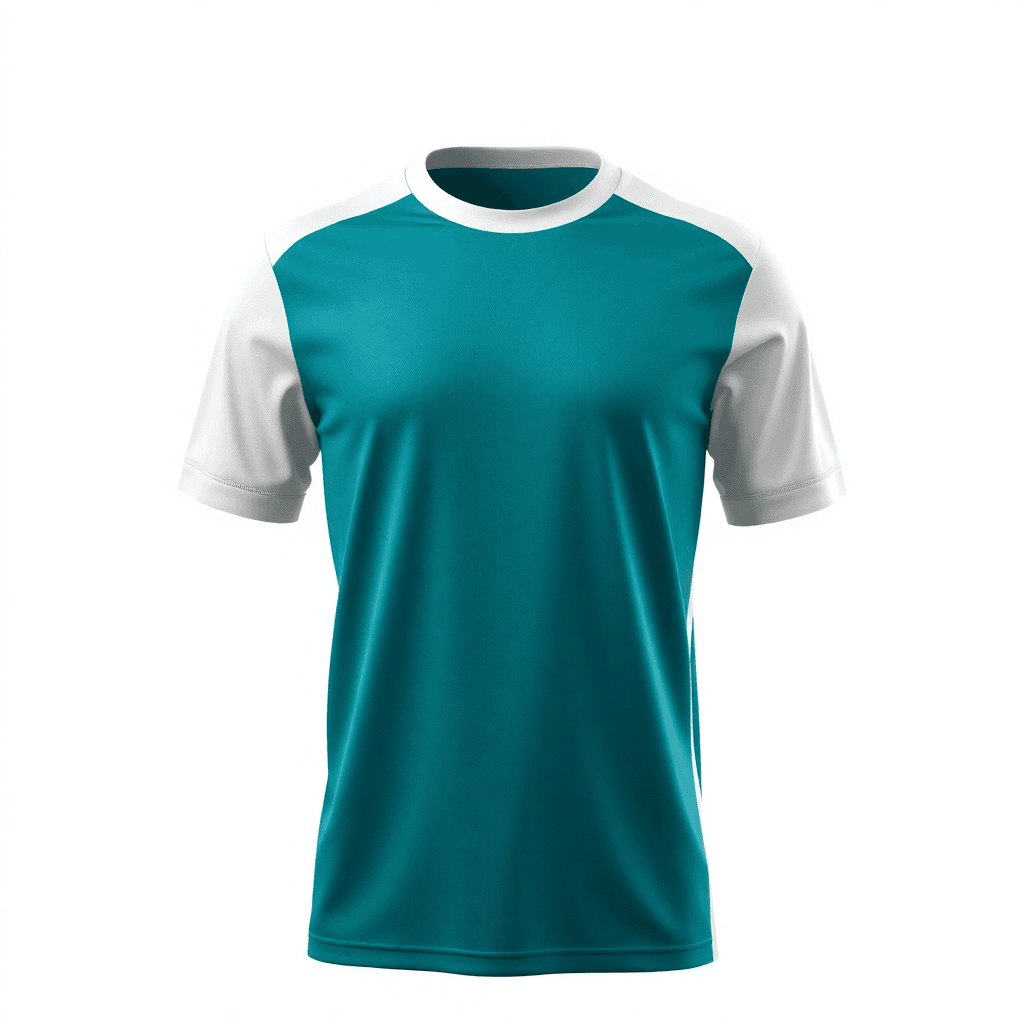 Away Jersey — Teal & White