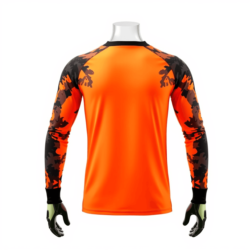 Goalkeeper Jersey — Neon Orange Camo