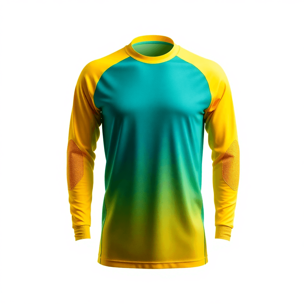 Goalkeeper Jersey — Teal & Yellow