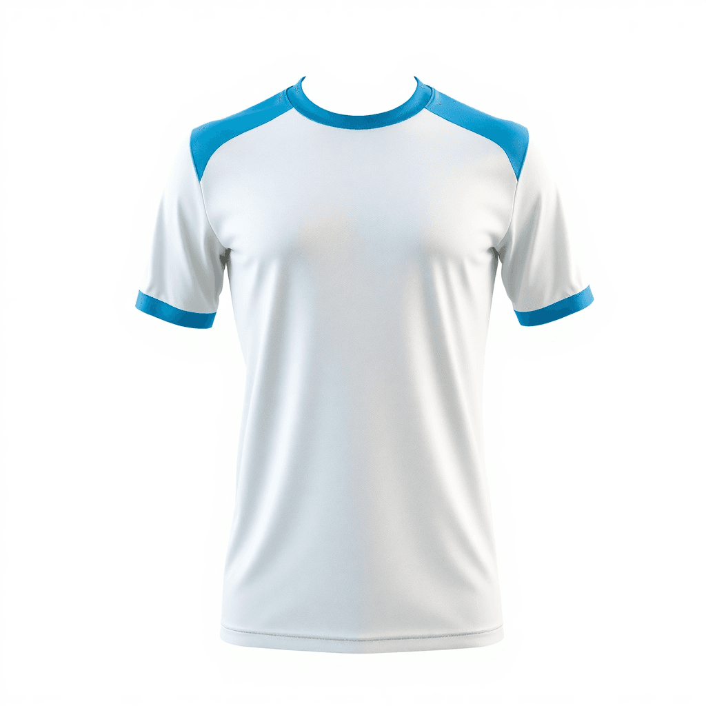 Home Jersey — White & Sky Blue