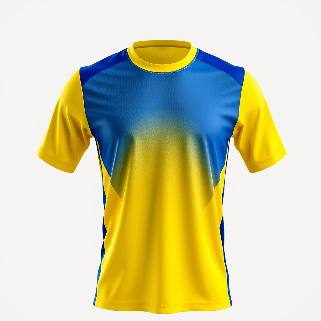 Home Jersey — Yellow & Royal Blue
