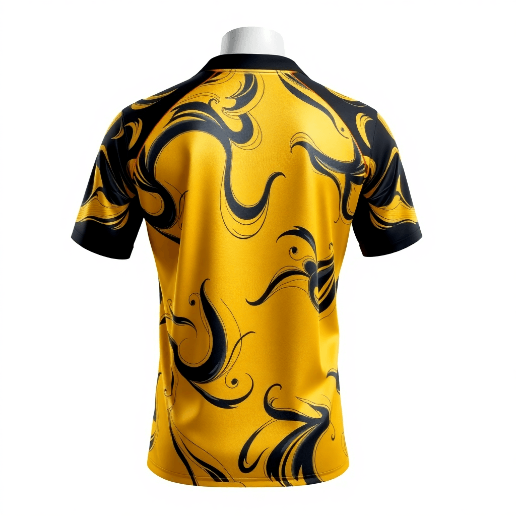 Third Kit Jersey — Gold Marble back view