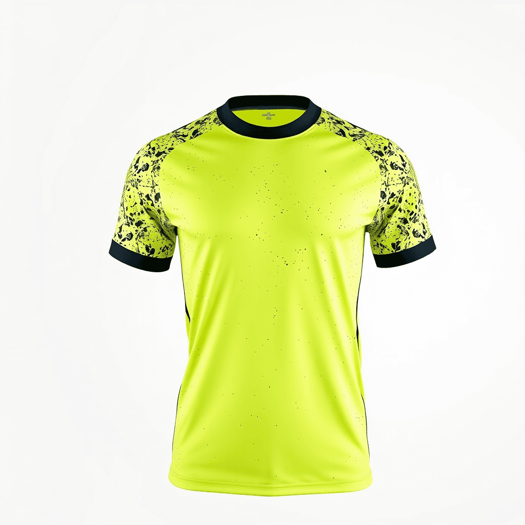 Third Kit Jersey — Neon Yellow Speckle