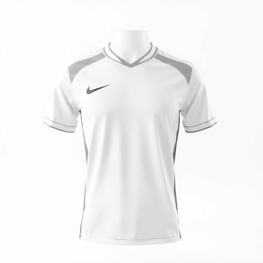 Third Kit Jersey — White & Silver