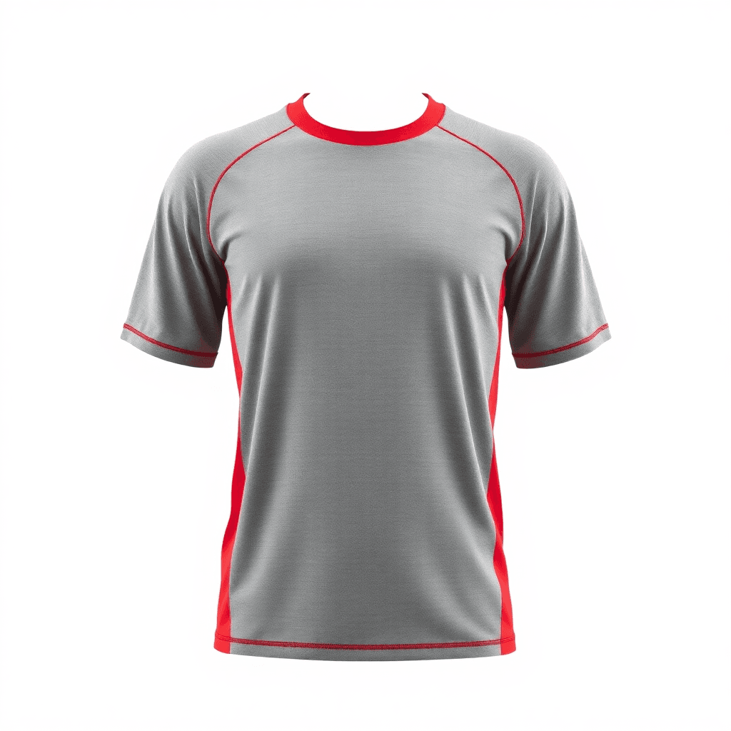 Training Jersey — Grey & Red