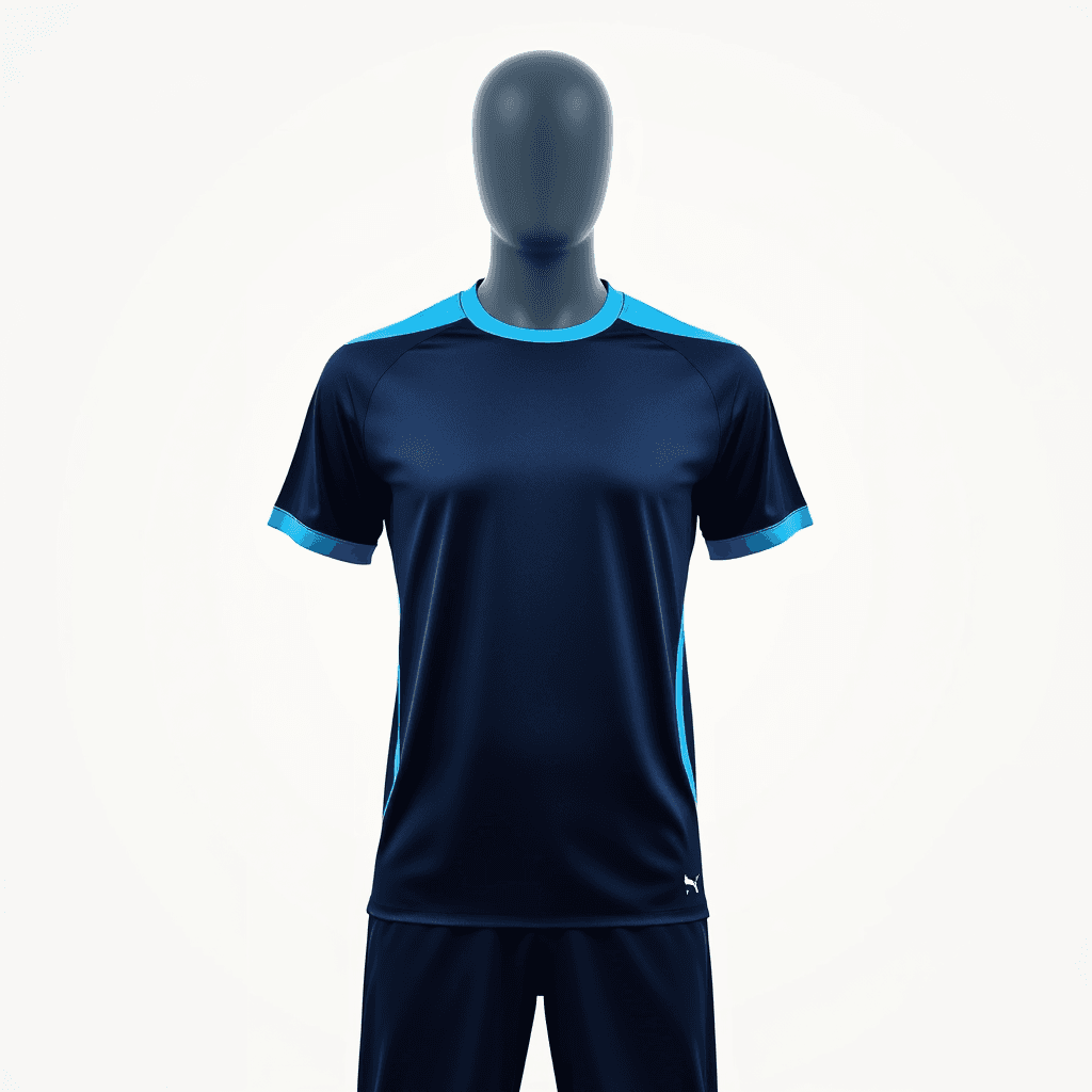 Training Jersey — Navy & Sky