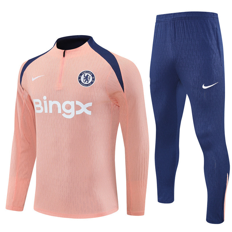 25/26 Chelsea x Nike Pink Strike Drill Kids Size Tracksuit