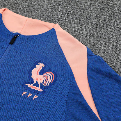25/26 France Training Blue/Pink Tracksuit