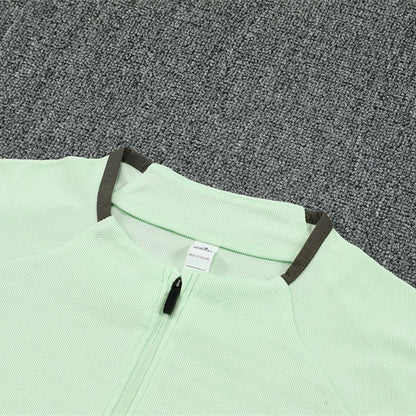 25/26 Real Madrid Training Lime Green Kids Size Tracksuit