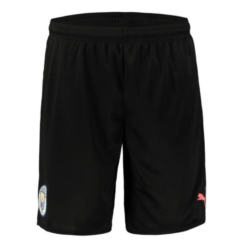 2019-2020 Manchester City Away Football Shorts (Black)