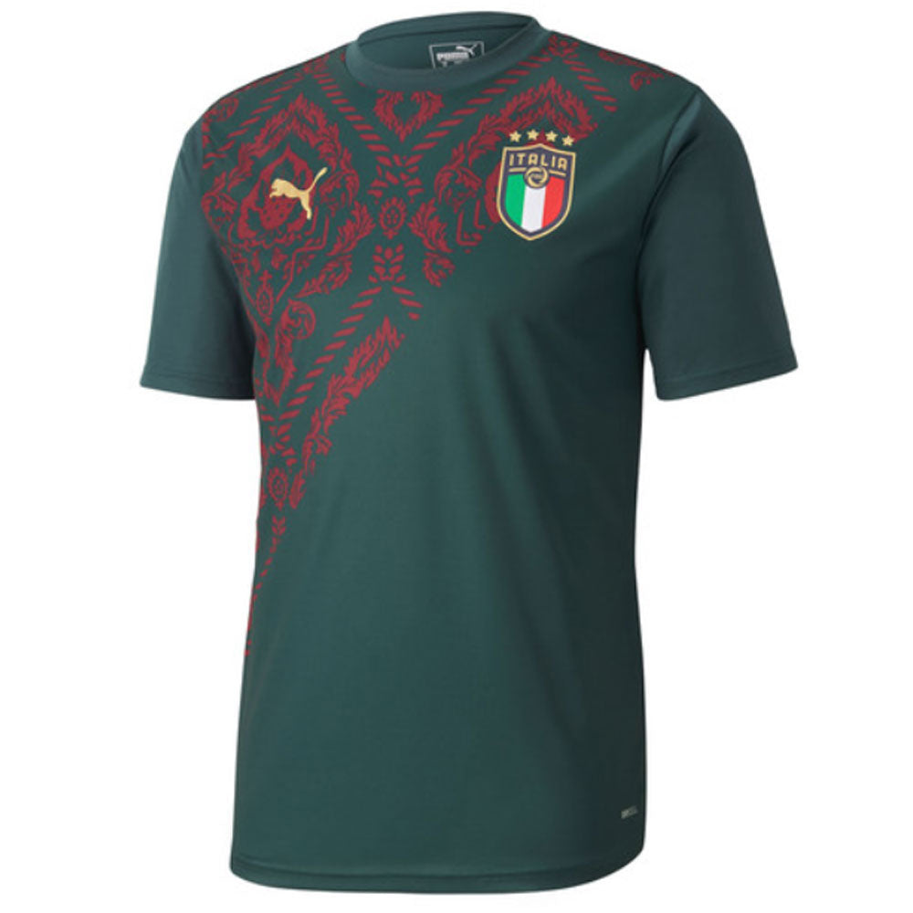 2019-2020 Italy Puma Stadium Jersey (Pine)
