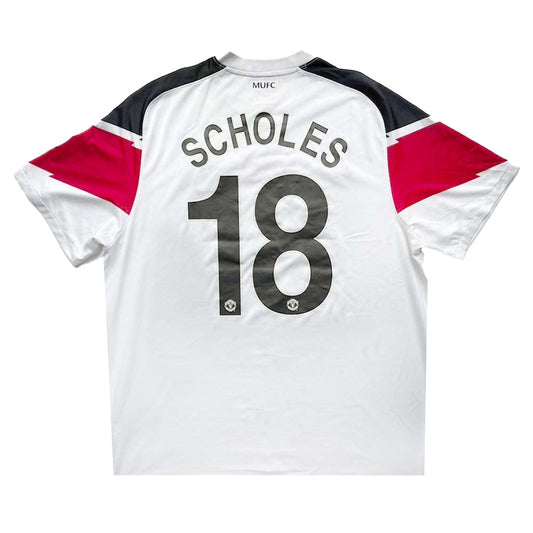 Manchester United 2010-11 Away Shirt (Scholes 18 Champions League Final) ((Very Good) XL)