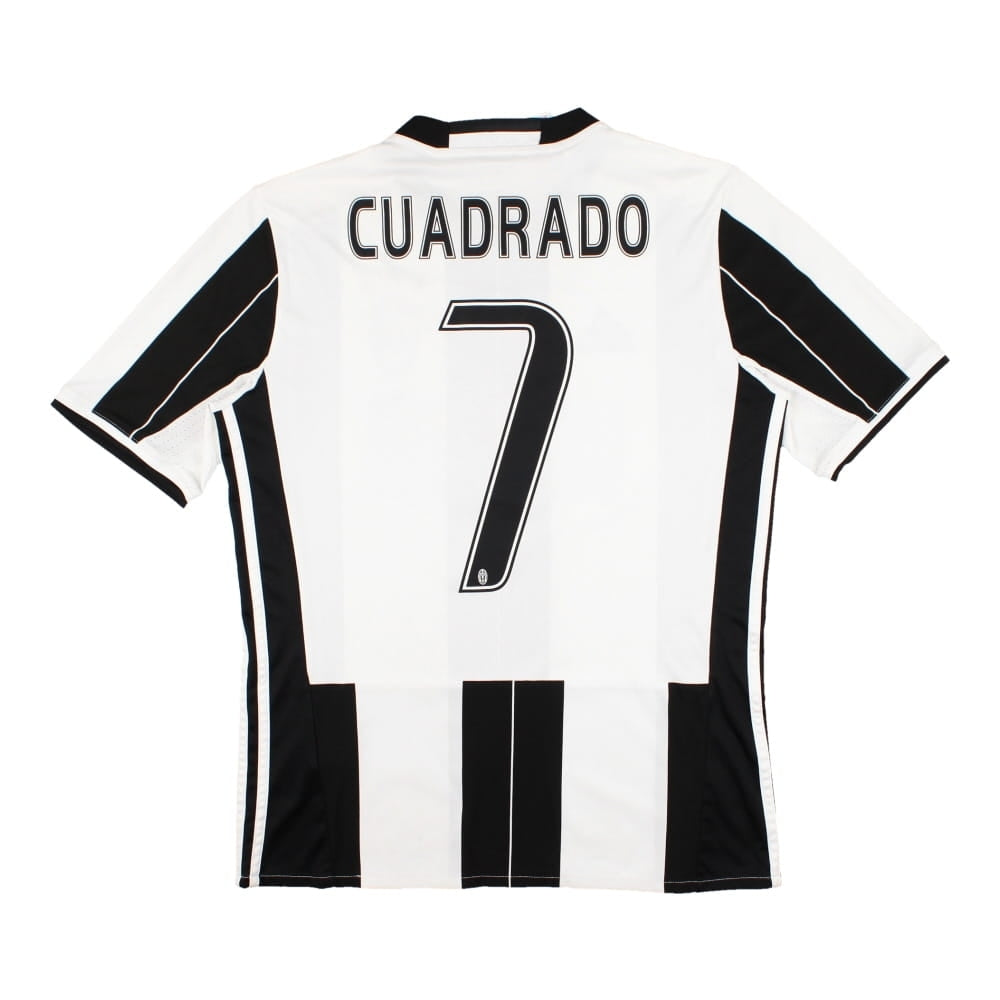 Juventus 2016-17 Home Shirt - Cuadrado 7 ((Mint) XXL)