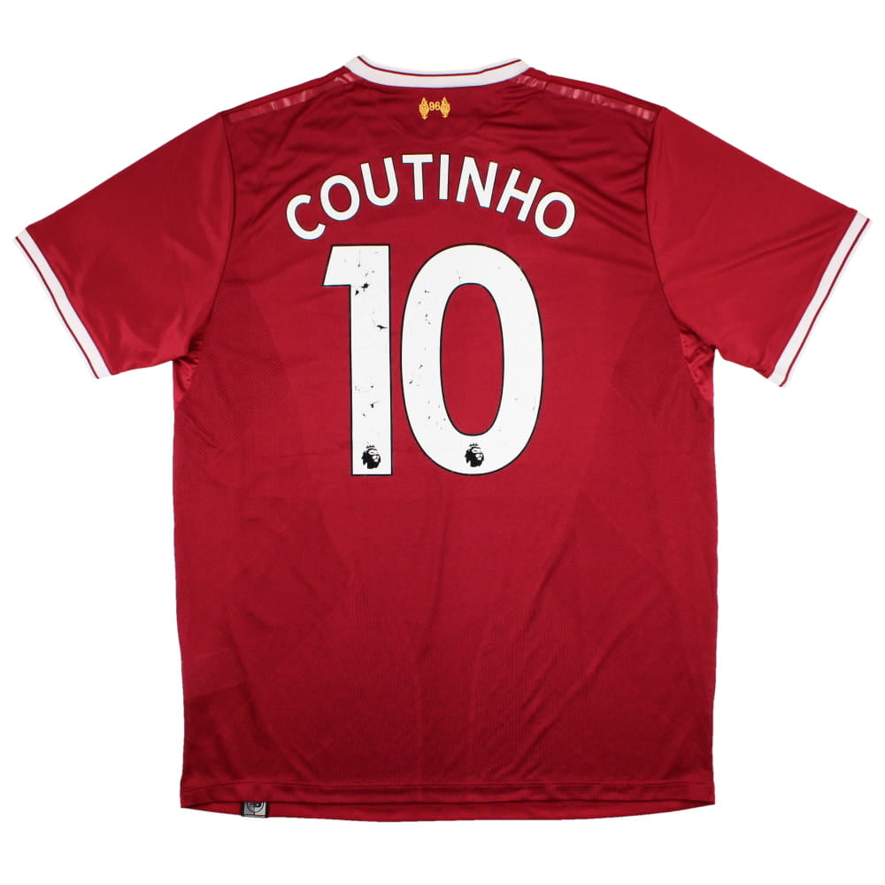 Liverpool 2017-2018 Home Shirt (XXL) Coutinho #10 (Very Good)