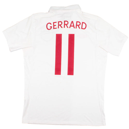 England 2009-10 Home Shirt (M) Gerrard #11 (Excellent)
