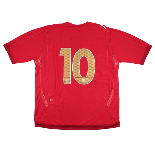 England 2006-08 Away (#10) (XL) (Excellent)