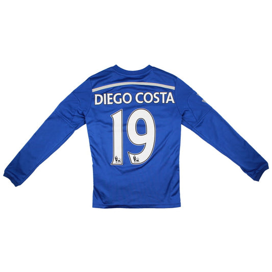 Chelsea 2014-15 Long Sleeve Home Shirt (11-12y) Diego Costa #19 (Good)