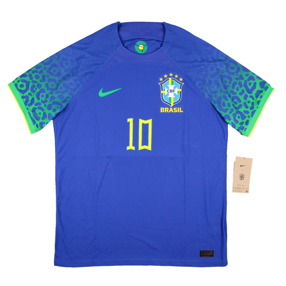 Brazil 2022-23 Away Shirt (L) Neymar #10 (Mint)