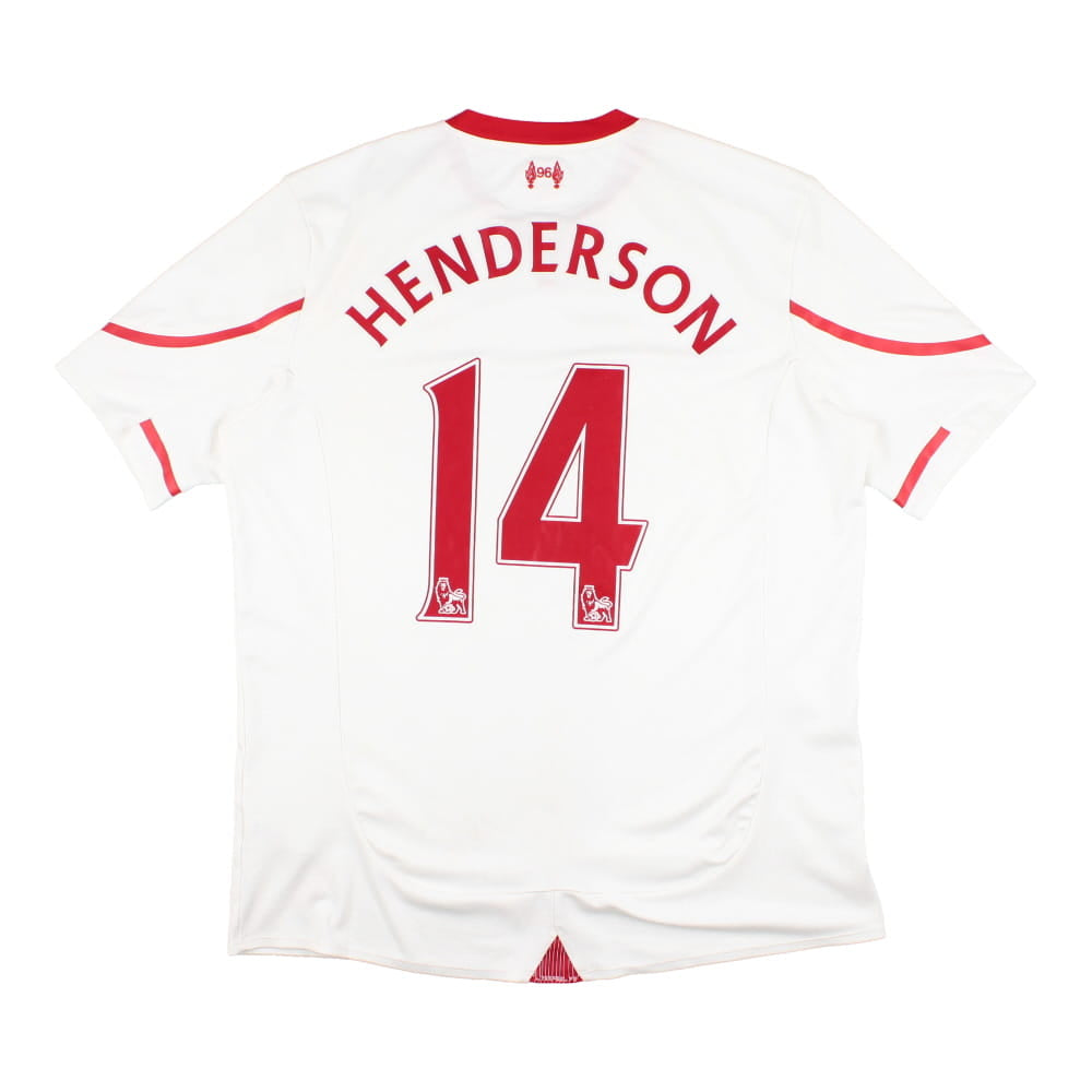 Liverpool 2015-16 Away Shirt (L) Henderson #14 (Fair)