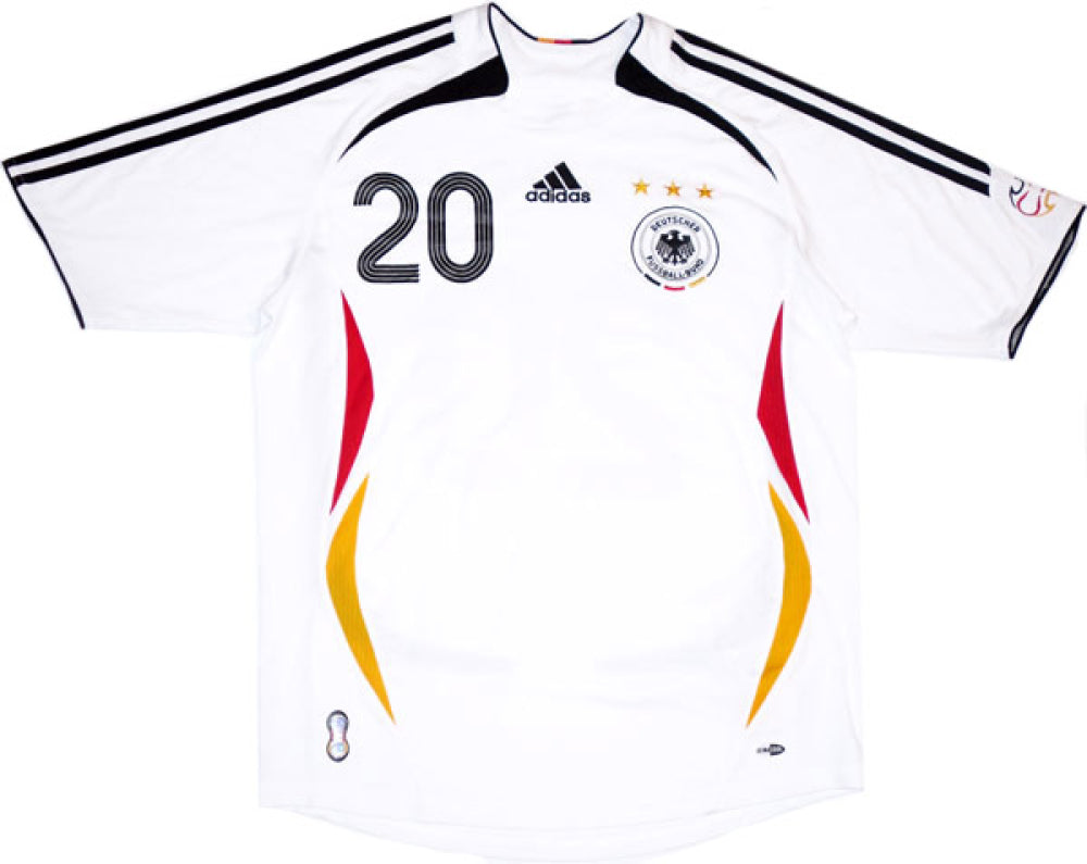 Germany 2005-07 Home Shirt (Podolski #20) (S) (Fair)