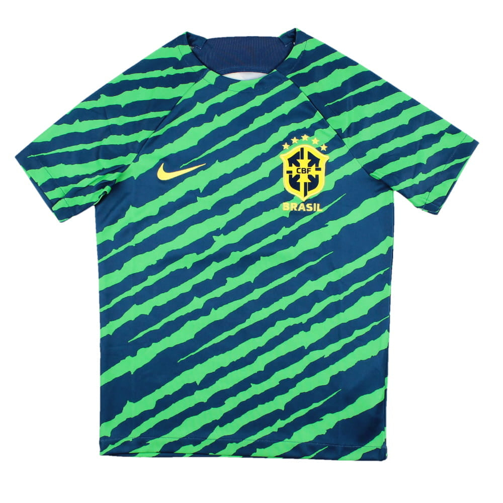 Brazil 2022-23 Pre-Match Shirt (Neymar JR #10) (SB) (Excellent)