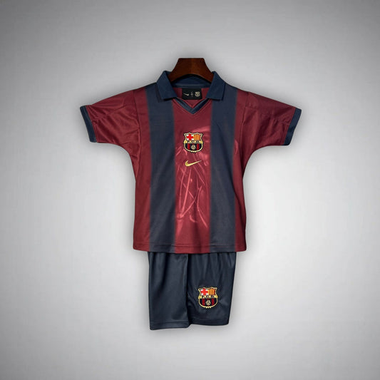 2000/01 FC Barcelona Retro x Cactus Jack Limited Edition Kids Size Home Kit