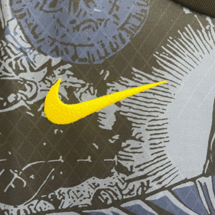 Brazil "Jesus" Premium Blue Kids Size Kit