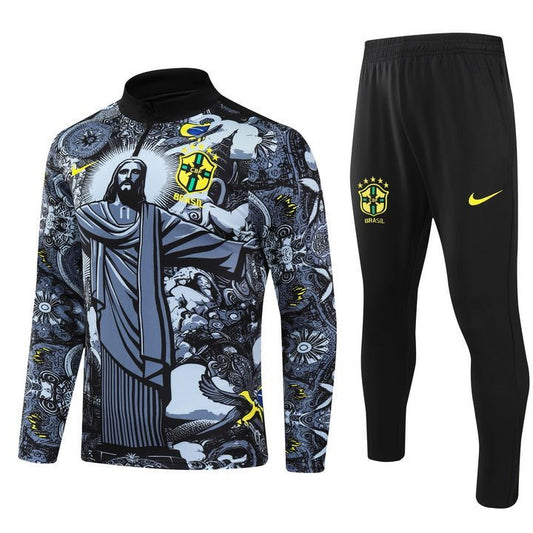 Brazil "Jesus" Premium Kids Size Tracksuit