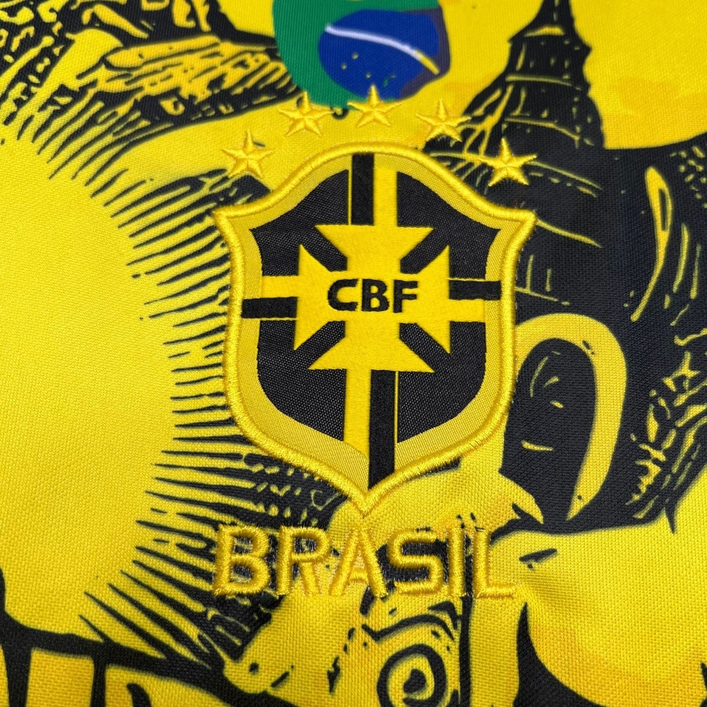 24/25 Brazil "Jesus" Premium Yellow Kit