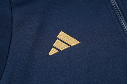 Italy Turquoise and Dark Blue Premium Tracksuit