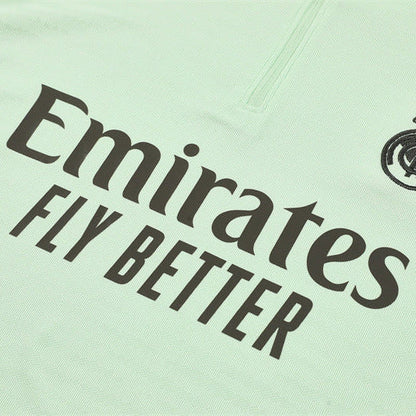 25/26 Real Madrid Training Lime Green Kids Size Tracksuit