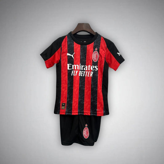 25/26 AC Milan Home Kids Size Kit